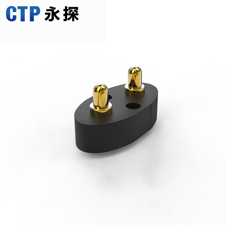 pogopin連接器彈簧探針連接器 智能手環(huán)充電線2pin 藍(lán)牙耳機(jī)頂針